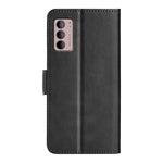 Per Motorola Moto G42 Custodia in pelle con fibbia magnetica a doppio lato, For Motorola Moto G42