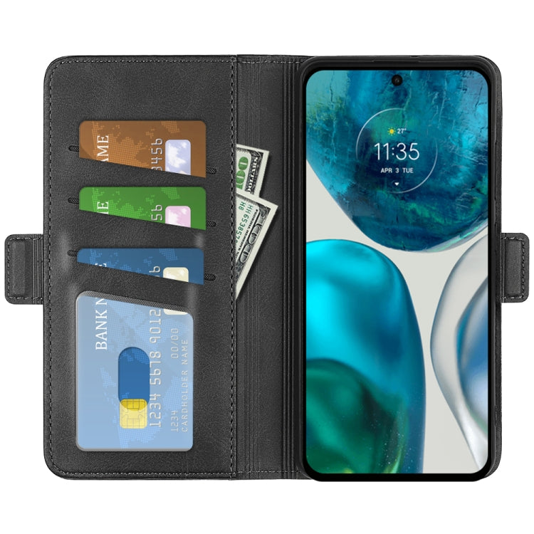Per Motorola Moto G42 Custodia in pelle con fibbia magnetica a doppio lato, For Motorola Moto G42