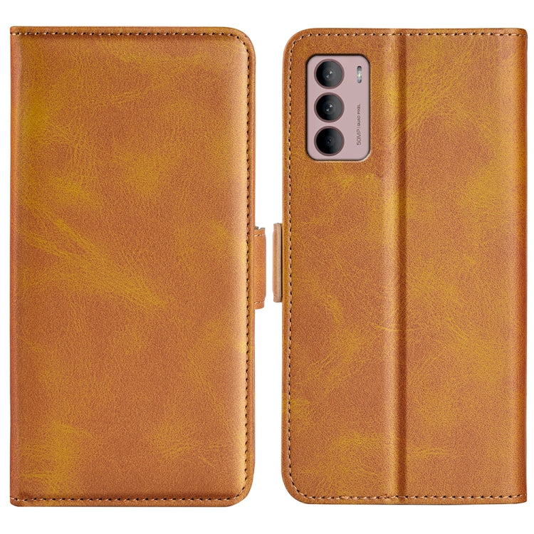 Per Motorola Moto G42 Custodia in pelle con fibbia magnetica a doppio lato, For Motorola Moto G42