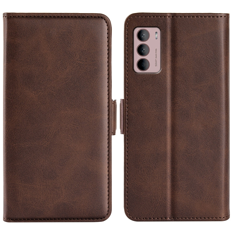 Per Motorola Moto G42 Custodia in pelle con fibbia magnetica a doppio lato, For Motorola Moto G42