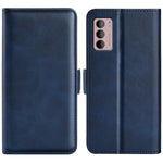 Per Motorola Moto G42 Custodia in pelle con fibbia magnetica a doppio lato, For Motorola Moto G42