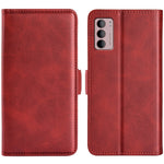 Per Motorola Moto G42 Custodia in pelle con fibbia magnetica a doppio lato, For Motorola Moto G42