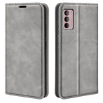 Per Motorola Moto G42 Custodia in pelle con ventosa magnetica retro-pelle, For Motorola Moto G42