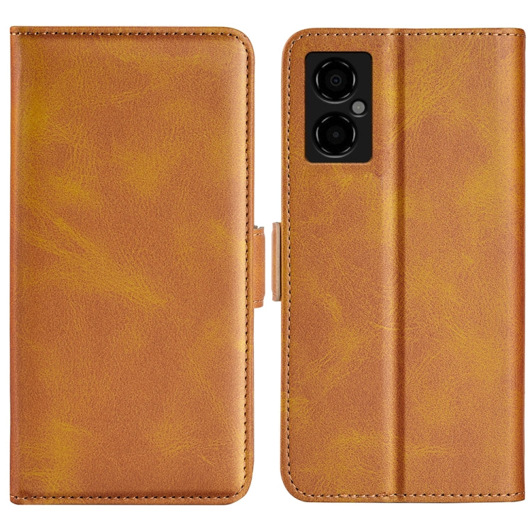 Per Xiaomi Poco M4 5G Custodia per telefono orizzontale in pelle con fibbia magnetica a doppio lato, For Xiaomi Poco M4 5G