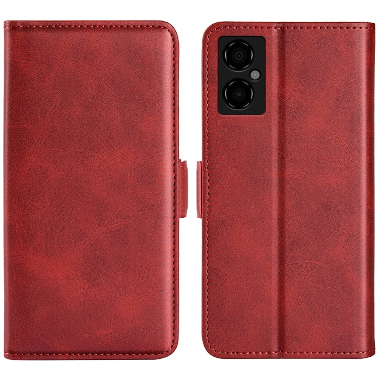 Per Xiaomi Poco M4 5G Custodia per telefono orizzontale in pelle con fibbia magnetica a doppio lato, For Xiaomi Poco M4 5G