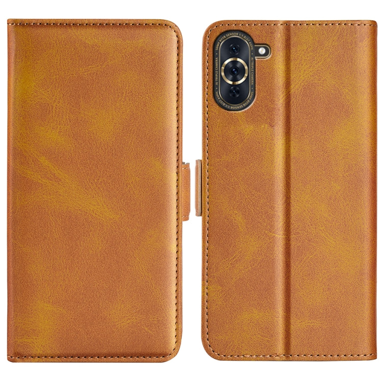 Per Huawei Nova 10 Custodia per telefono orizzontale in pelle con fibbia magnetica a doppio lato, For Huawei Nova 10
