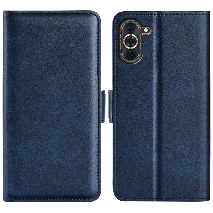 Per Huawei Nova 10 Custodia per telefono orizzontale in pelle con fibbia magnetica a doppio lato, For Huawei Nova 10