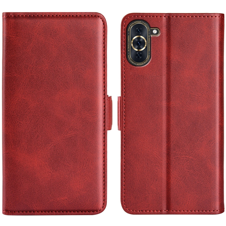 Per Huawei Nova 10 Custodia per telefono orizzontale in pelle con fibbia magnetica a doppio lato, For Huawei Nova 10