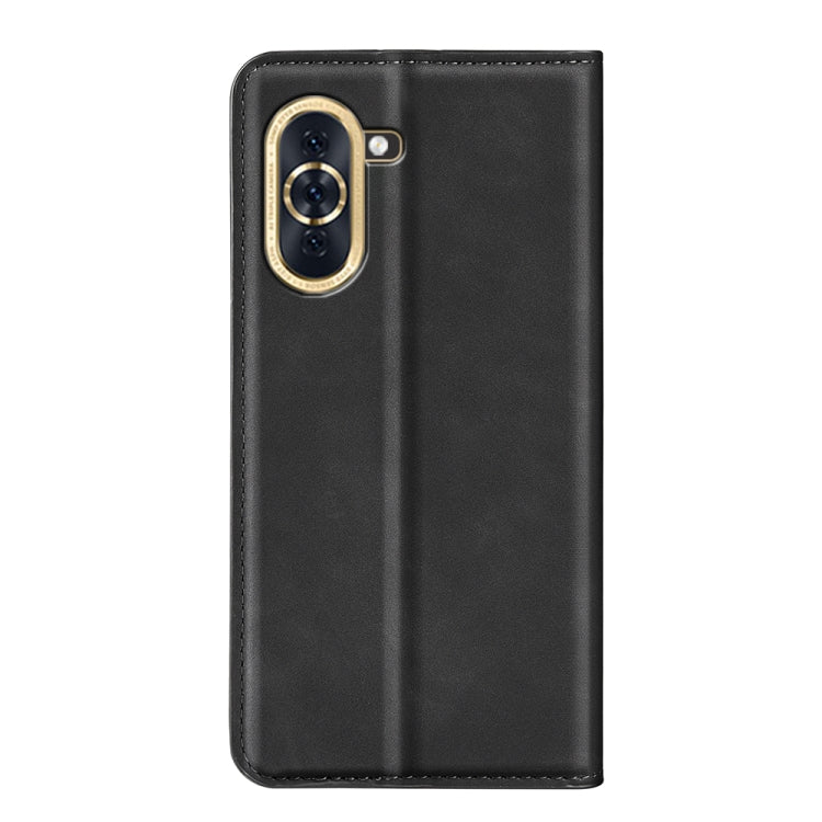 Per Huawei Nova 10 Custodia per telefono in pelle con aspirazione magnetica retro-pelle, For Huawei Nova 10
