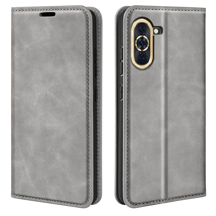 Per Huawei Nova 10 Custodia per telefono in pelle con aspirazione magnetica retro-pelle, For Huawei Nova 10