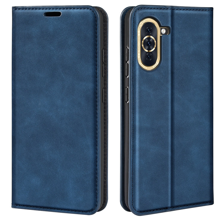 Per Huawei Nova 10 Custodia per telefono in pelle con aspirazione magnetica retro-pelle, For Huawei Nova 10