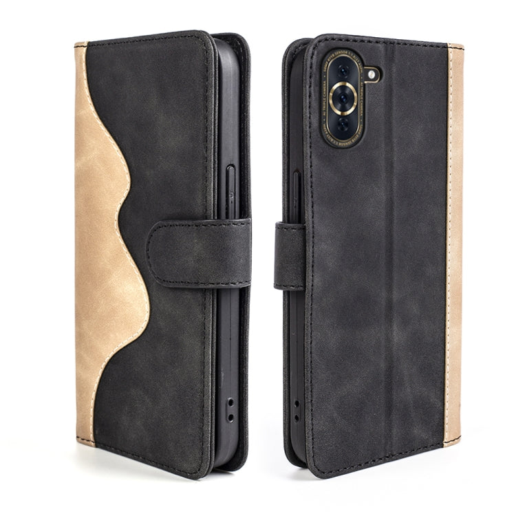 Per Huawei Nova 10 Pro Custodia per cellulare in pelle con cuciture orizzontali, For Huawei Nova 10 Pro