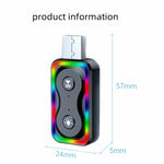 Q1 Adattatore Bluetooth per trasmettitore ricevitore audio USB Bluetooth 5.3, Q1