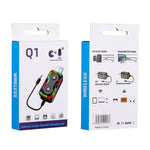 Q1 Adattatore Bluetooth per trasmettitore ricevitore audio USB Bluetooth 5.3, Q1