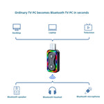 Q1 Adattatore Bluetooth per trasmettitore ricevitore audio USB Bluetooth 5.3, Q1