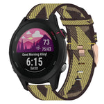 Cinturino in tessuto di nylon da 18 mm, For Garmin Forerunner 255S, For Garmin Venu 2S, For Garmin Vivomove 3S