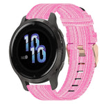 Cinturino in tessuto di nylon da 18 mm, For Garmin Forerunner 255S, For Garmin Venu 2S, For Garmin Vivomove 3S