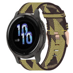Cinturino in tessuto di nylon da 18 mm, For Garmin Forerunner 255S, For Garmin Venu 2S, For Garmin Vivomove 3S