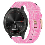 Cinturino in tessuto di nylon da 18 mm, For Garmin Forerunner 255S, For Garmin Venu 2S, For Garmin Vivomove 3S