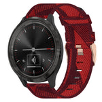 Cinturino in tessuto di nylon da 18 mm, For Garmin Forerunner 255S, For Garmin Venu 2S, For Garmin Vivomove 3S