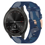 Cinturino in tessuto di nylon da 18 mm, For Garmin Forerunner 255S, For Garmin Venu 2S, For Garmin Vivomove 3S