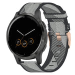 Cinturino in tessuto di nylon da 18 mm, For Garmin Vivoactive 4S