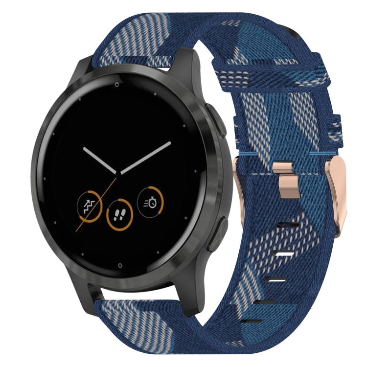 Cinturino in tessuto di nylon da 18 mm, For Garmin Vivoactive 4S