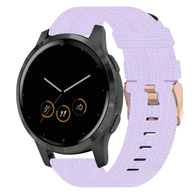 Cinturino in tessuto di nylon da 18 mm, For Garmin Vivoactive 4S