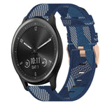 Cinturino per orologio in nylon intrecciato da 20 mm, For Garmin Vivomove Sport, For Garmin Venu 2 Plus, For Garmin Approach S40