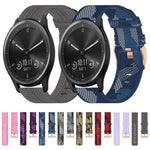 Cinturino per orologio in nylon intrecciato da 20 mm, For Garmin Vivomove Sport, For Garmin Venu 2 Plus, For Garmin Approach S40