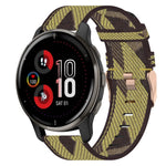 Cinturino per orologio in nylon intrecciato da 20 mm, For Garmin Vivomove Sport, For Garmin Venu 2 Plus, For Garmin Approach S40