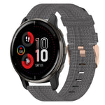 Cinturino per orologio in nylon intrecciato da 20 mm, For Garmin Vivomove Sport, For Garmin Venu 2 Plus, For Garmin Approach S40