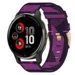 Cinturino per orologio in nylon intrecciato da 20 mm, For Garmin Vivomove Sport, For Garmin Venu 2 Plus, For Garmin Approach S40