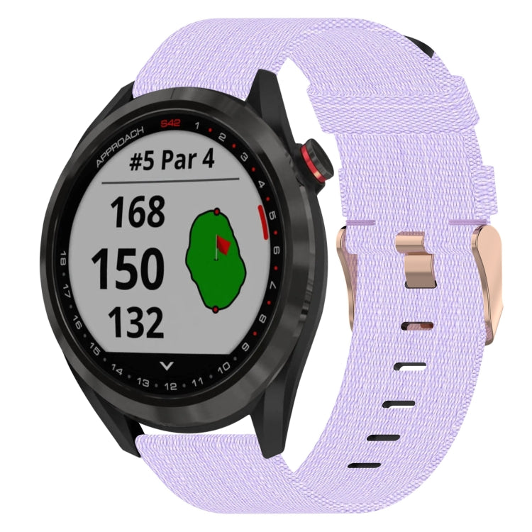 Cinturino per orologio in nylon intrecciato da 20 mm, For Garmin Vivomove Sport, For Garmin Venu 2 Plus, For Garmin Approach S40