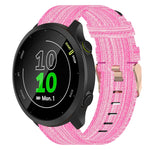 Cinturino per orologio in nylon intrecciato da 20 mm, For Garmin Forerunner 158, For Garmin Forerunner 55, For Garmin Venu
