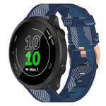 Cinturino per orologio in nylon intrecciato da 20 mm, For Garmin Forerunner 158, For Garmin Forerunner 55, For Garmin Venu