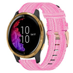 Cinturino per orologio in nylon intrecciato da 20 mm, For Garmin Forerunner 158, For Garmin Forerunner 55, For Garmin Venu