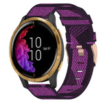 Cinturino per orologio in nylon intrecciato da 20 mm, For Garmin Forerunner 158, For Garmin Forerunner 55, For Garmin Venu