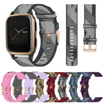 Cinturino per orologio in nylon intrecciato da 20 mm, For Garmin Venu SQ, For Garmin Vivomove 3, For Garminmove 3