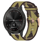 Cinturino per orologio in nylon intrecciato da 20 mm, For Garmin Venu SQ, For Garmin Vivomove 3, For Garminmove 3