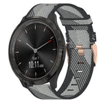 Cinturino per orologio in nylon intrecciato da 20 mm, For Garmin Venu SQ, For Garmin Vivomove 3, For Garminmove 3