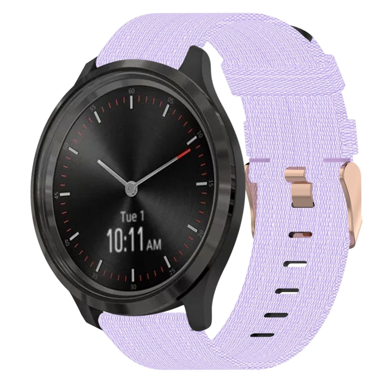 Cinturino per orologio in nylon intrecciato da 20 mm, For Garmin Venu SQ, For Garmin Vivomove 3, For Garminmove 3