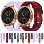 Cinturino per orologio in nylon intrecciato da 20 mm, For Garmin VivoMove Luxe, For Garminmove Luxe, For Garmin VivoMove Style