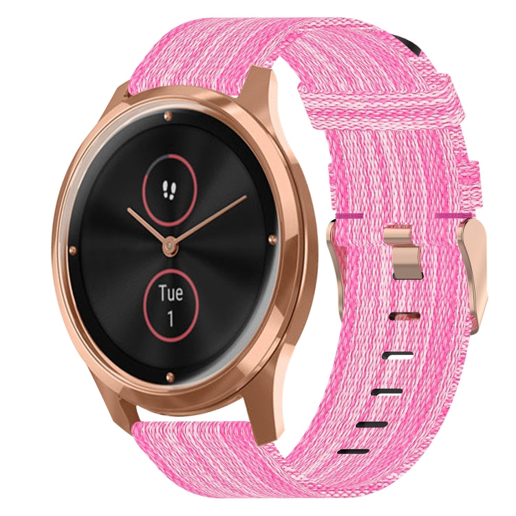 Cinturino per orologio in nylon intrecciato da 20 mm, For Garmin VivoMove Luxe, For Garminmove Luxe, For Garmin VivoMove Style
