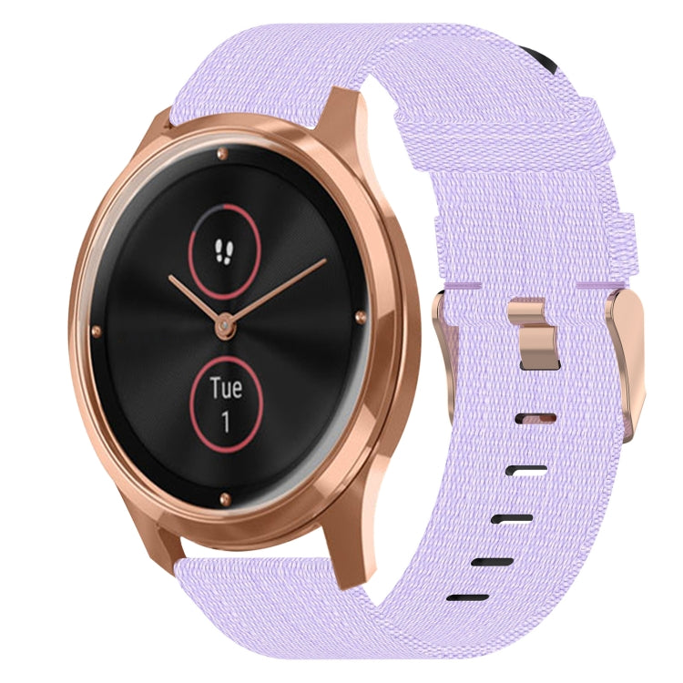 Cinturino per orologio in nylon intrecciato da 20 mm, For Garmin VivoMove Luxe, For Garminmove Luxe, For Garmin VivoMove Style