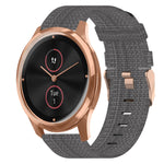 Cinturino per orologio in nylon intrecciato da 20 mm, For Garmin VivoMove Luxe, For Garminmove Luxe, For Garmin VivoMove Style
