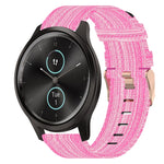 Cinturino per orologio in nylon intrecciato da 20 mm, For Garmin VivoMove Luxe, For Garminmove Luxe, For Garmin VivoMove Style