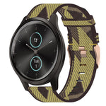 Cinturino per orologio in nylon intrecciato da 20 mm, For Garmin VivoMove Luxe, For Garminmove Luxe, For Garmin VivoMove Style