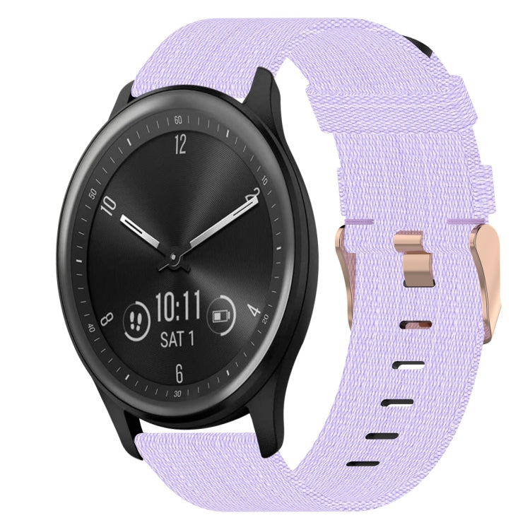 Cinturino per orologio in nylon intrecciato da 20 mm, For Garmin Garminmove Style, For Garmin Vivomove, For Garmin Vivomove HR Sport