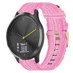 Cinturino per orologio in nylon intrecciato da 20 mm, For Garmin Garminmove Style, For Garmin Vivomove, For Garmin Vivomove HR Sport